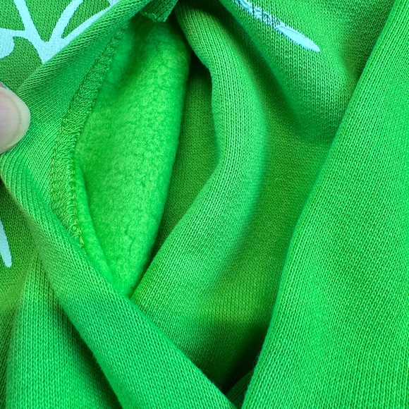 Green Sp5der Graphic Hoodie Unisex Size M - Picture 5 of 14